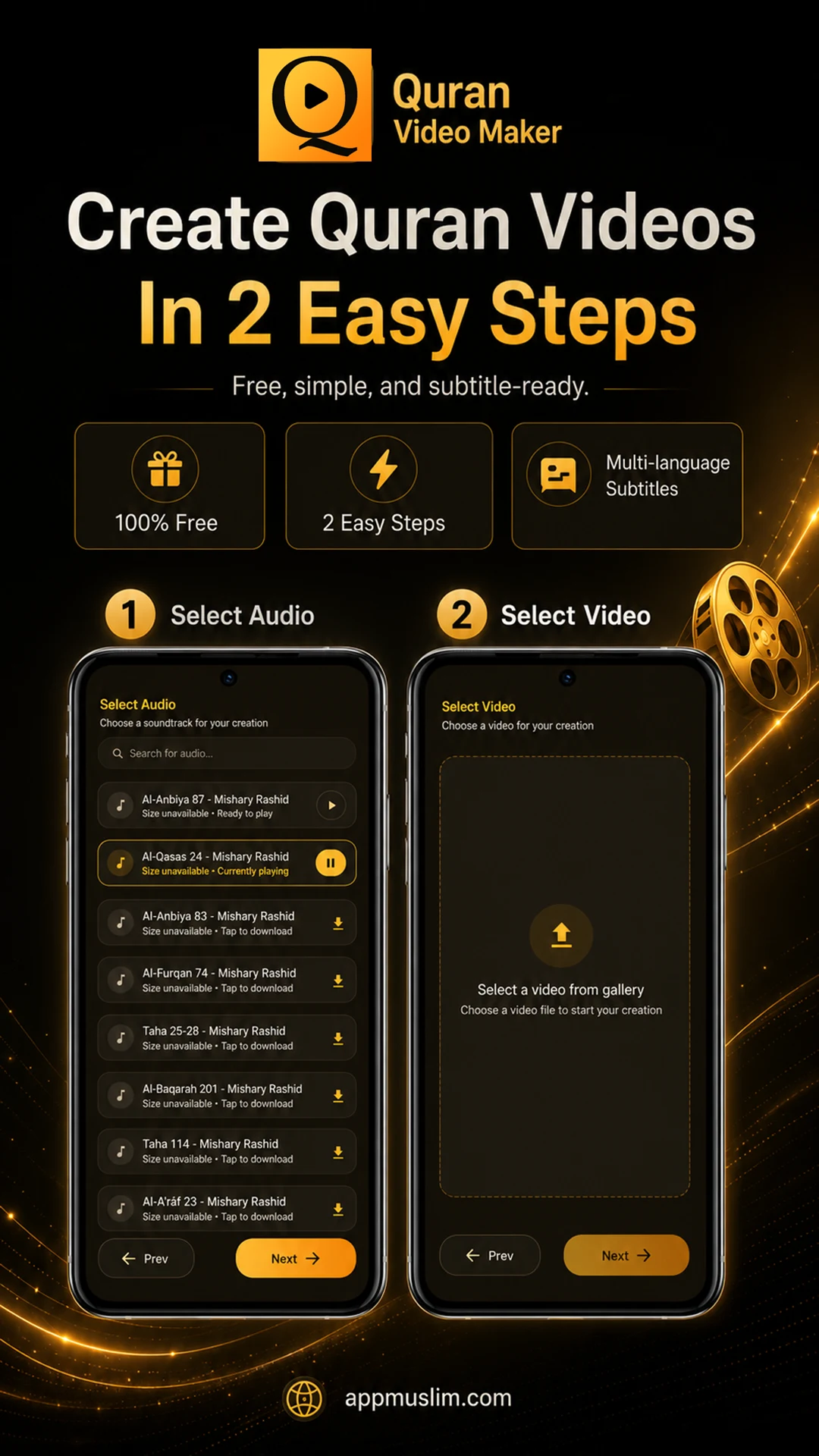 Quran Video Maker: islamic screenshot